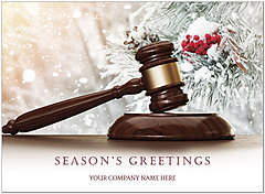Select a verse or write your own. Holiday Gavel Name Card D1551U-4B